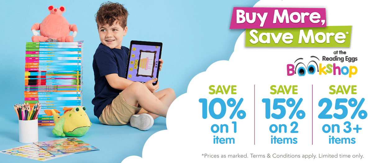 Get back-to-school ready with workbooks + activity books! Save up to 25%*